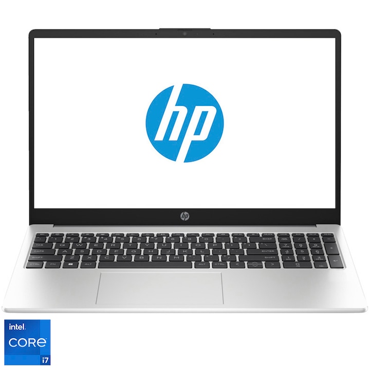 Laptop HP 250 G10 cu procesor Intel® Core™ i7-1360P pana la 5.0GHz, 15.6' Full HD, IPS, 16GB DDR4 RAM, 1TB SSD, Intel® UHD Graphics, Free DOS, Turbo Silver
